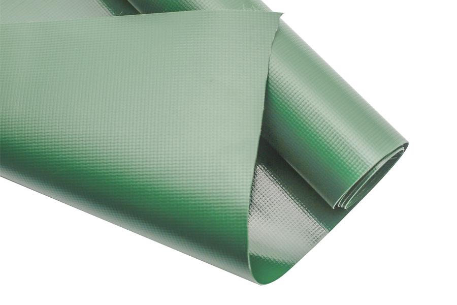 Custom Reinforced Green Heavy Duty Vinyl Tarp PVC Tarpaulin Cover Sheet With Eyelet PVC Truck Tarpaulin