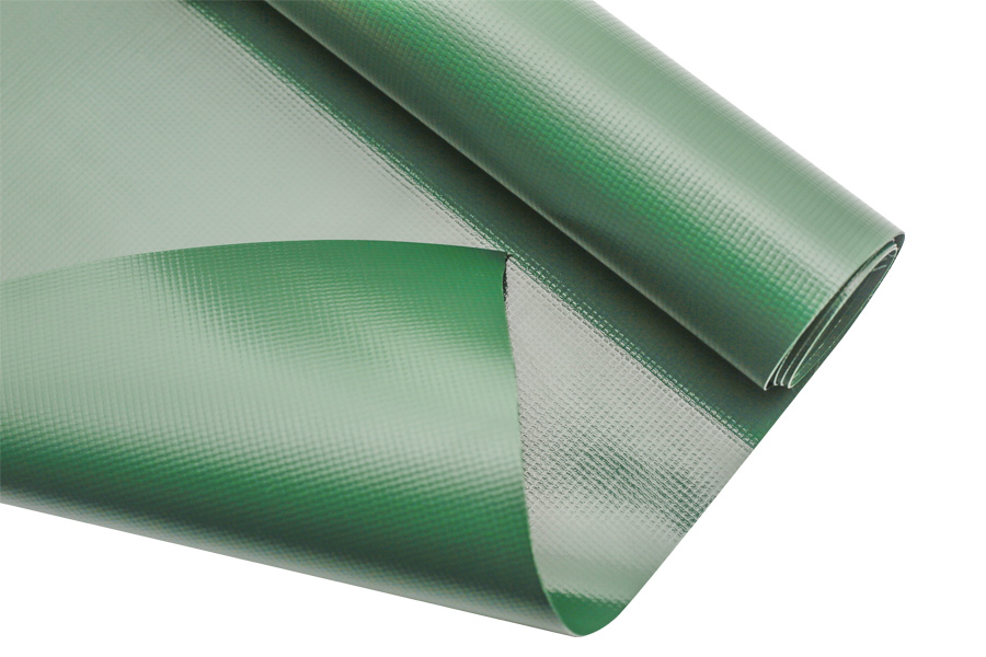 Custom Reinforced Green Heavy Duty Vinyl Tarp PVC Tarpaulin Cover Sheet With Eyelet PVC Truck Tarpaulin